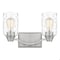 Quoizel Acacia 2-Light Brushed Nickel Bath Light ACA8613BN - alternate 1